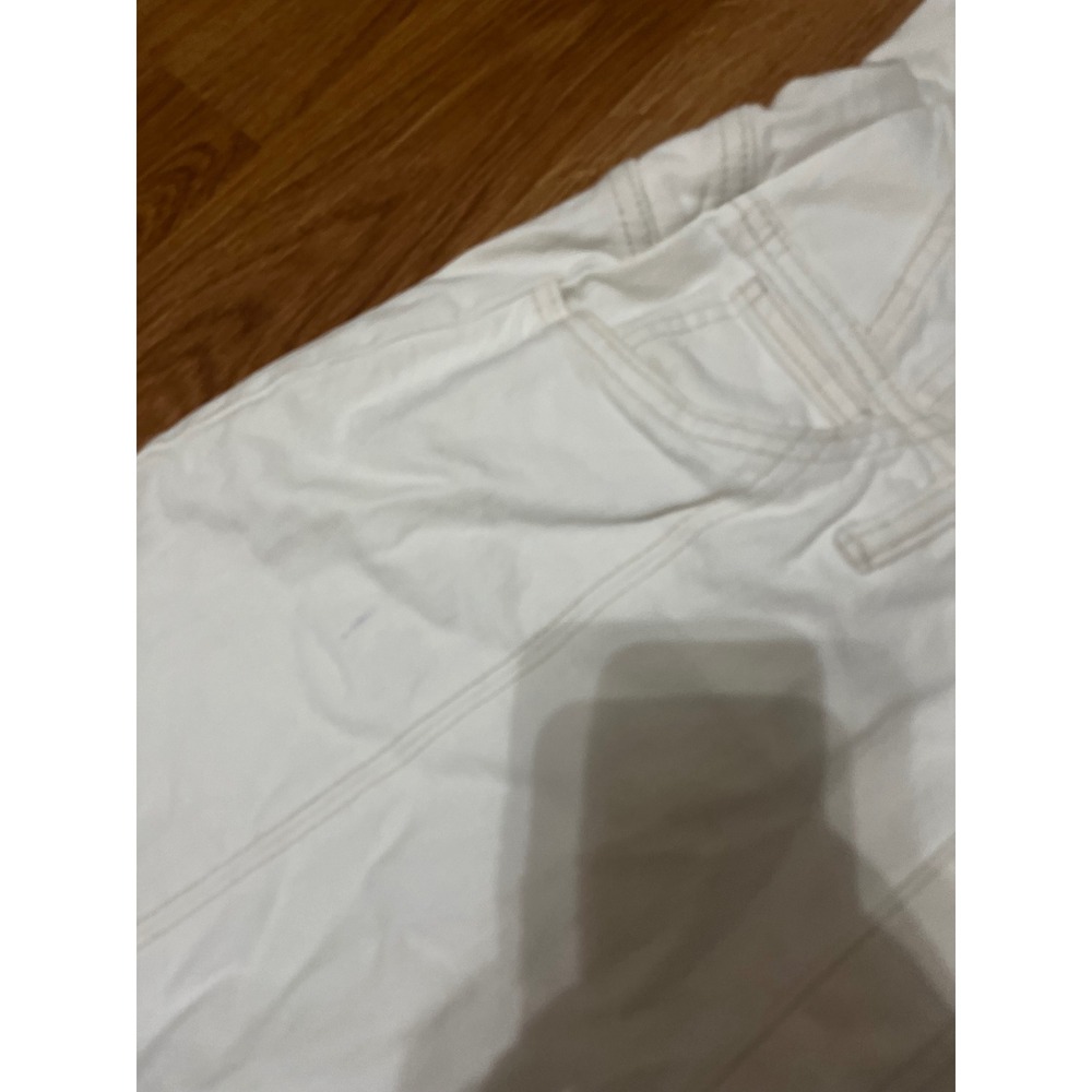 NEW Zara Medium Overall Coverall White Medium Strapless Denim - Picture 5 of 9